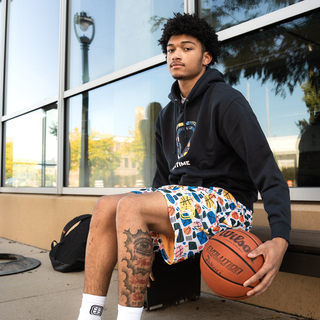 In The Paint Mesh Shorts