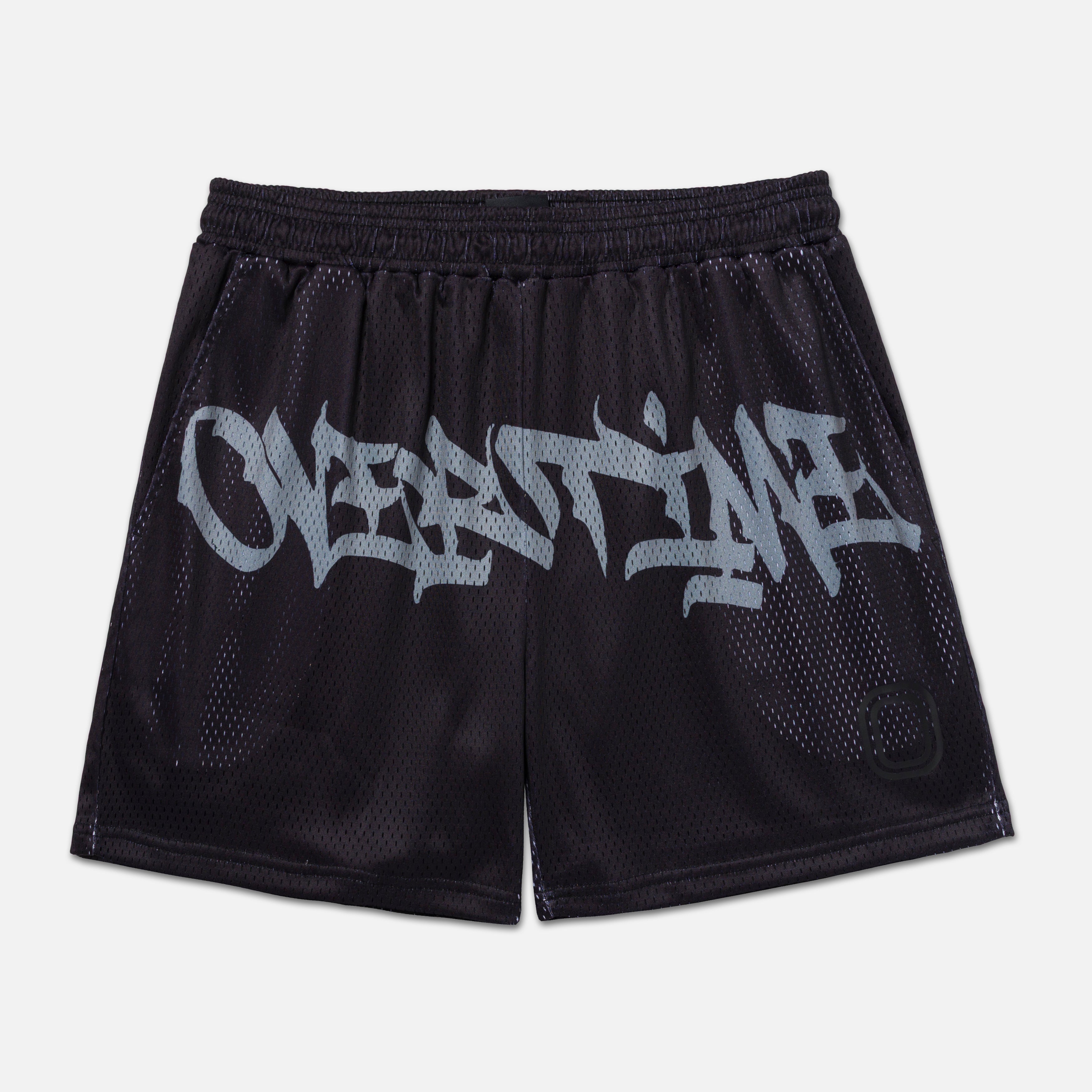 Kids Vandal Script Mesh Shorts – OVERTIME
