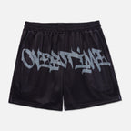 Kids Vandal Script Mesh Shorts