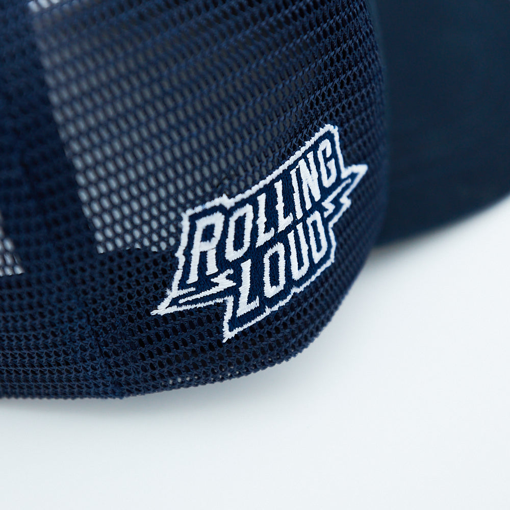Photo of patch of Rolling Loud hat